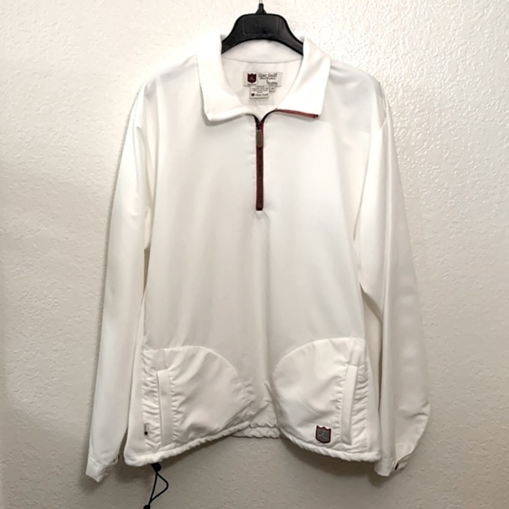 ILIAC GOLF Rich In Tradition By Bert LaMar, White Pullover Sweatshirt/Preowned